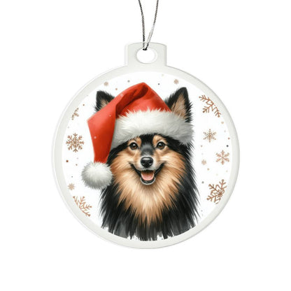 Christmas Dog - Schipperke - Acrylic Ornament
