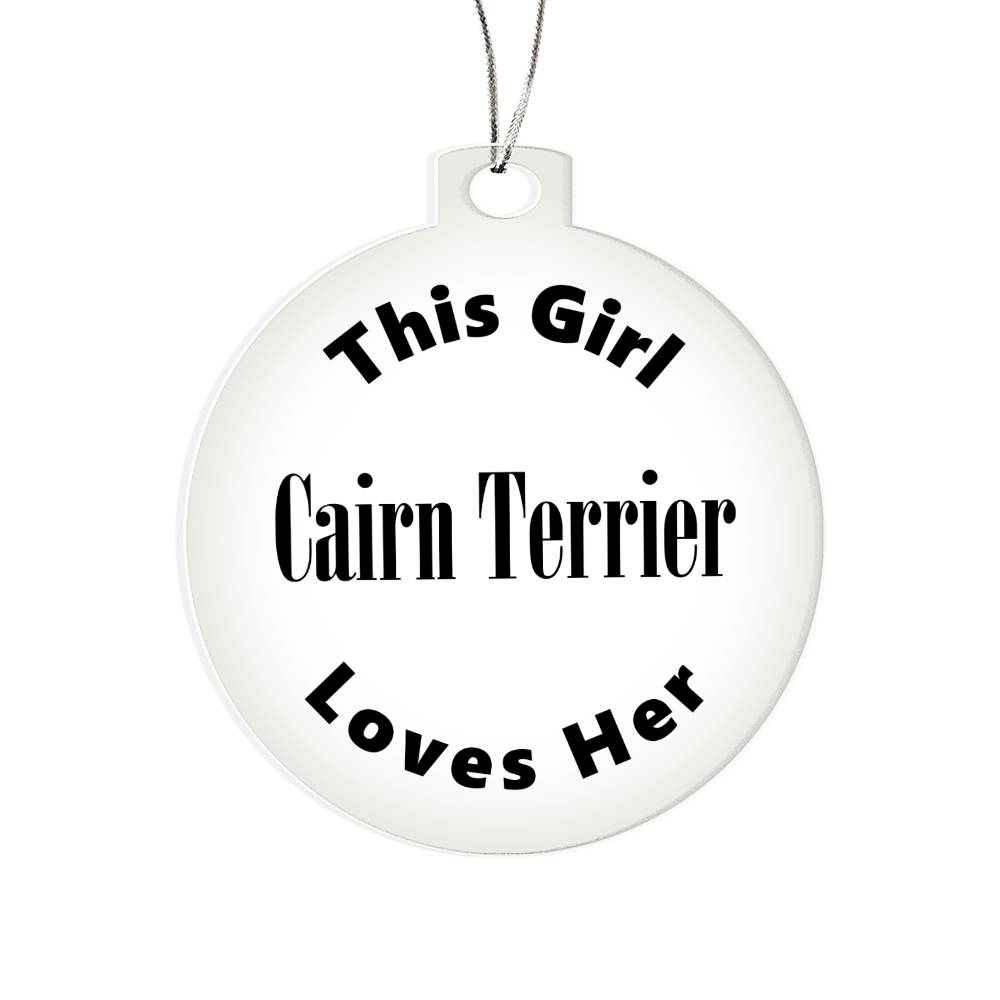 Cairn Terrier - Acrylic Ornament