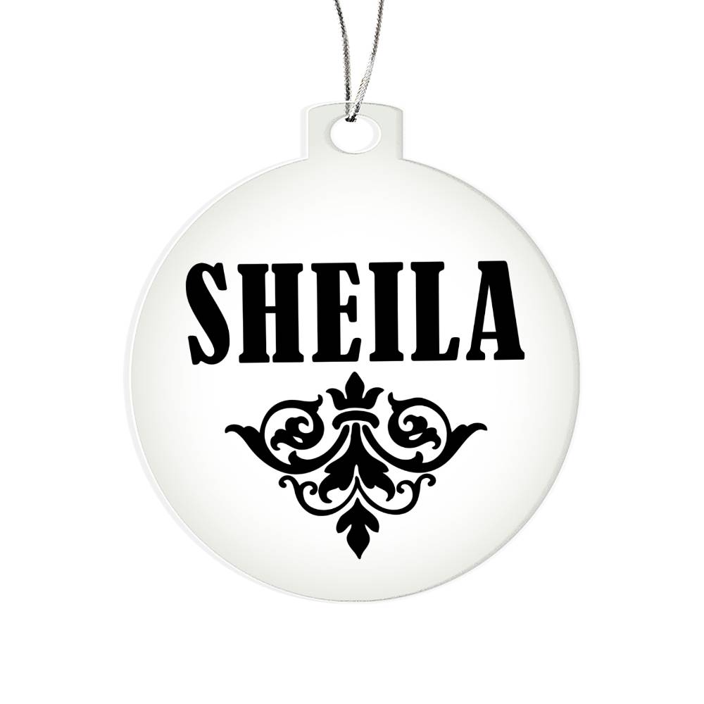 Sheila v01 - Acrylic Ornament