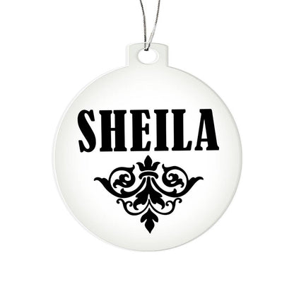 Sheila v01 - Acrylic Ornament