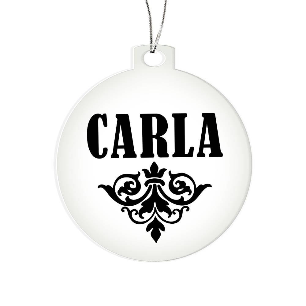 Carla v01 - Acrylic Ornament