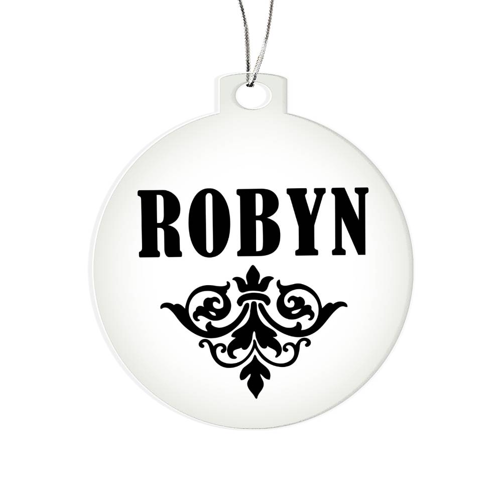 Robyn v01 - Acrylic Ornament