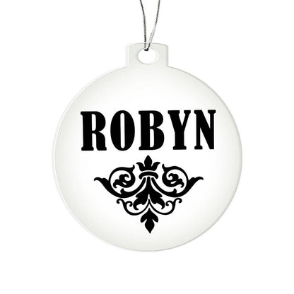 Robyn v01 - Acrylic Ornament