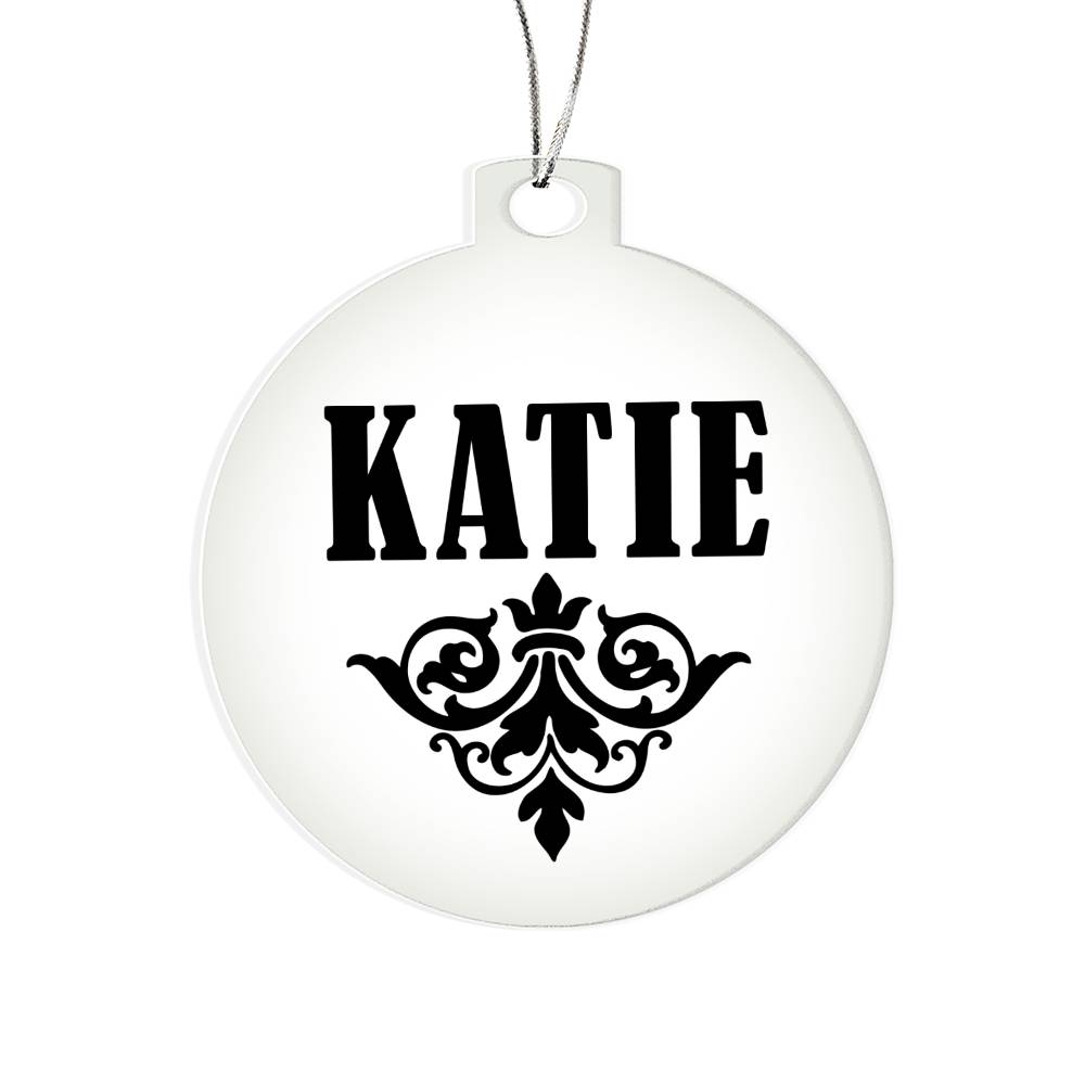 Katie v01 - Acrylic Ornament