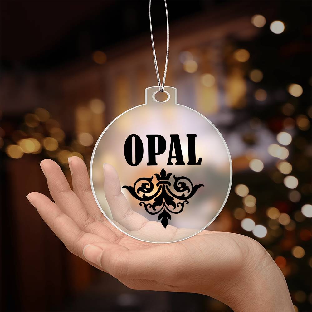 Opal v01 - Acrylic Ornament