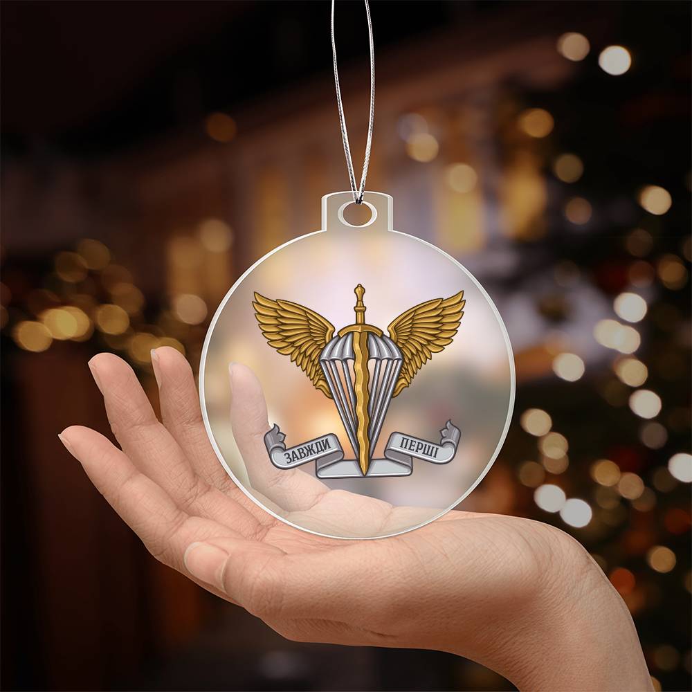 Ukrainian Air Assault Forces - Acrylic Ornament
