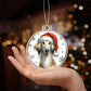 Christmas Dog - Sloughi - Acrylic Ornament