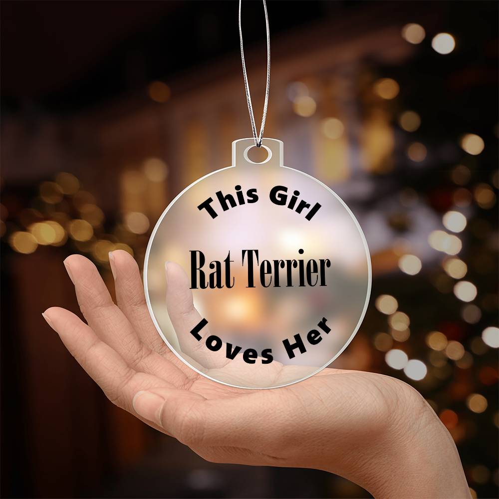 Rat Terrier - Acrylic Ornament