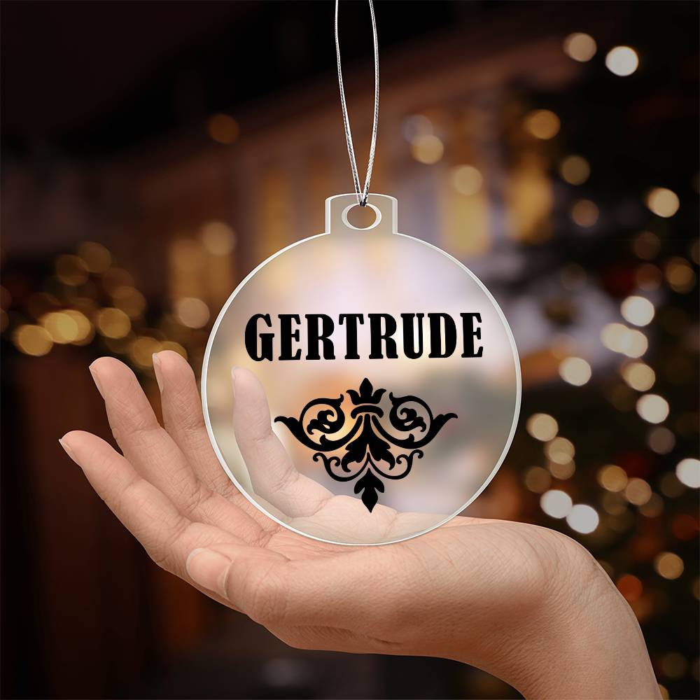 Gertrude v01 - Acrylic Ornament