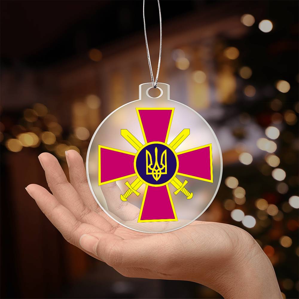 Ukrainian Ground Forces - Acrylic Ornament