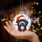 Christmas Dog - Portuguese Water - Acrylic Ornament