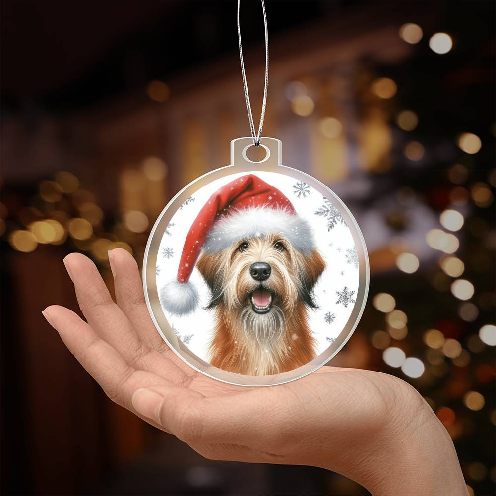 Christmas Dog - Otterhound - Acrylic Ornament