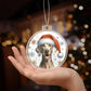 Christmas Dog - Weimaraner - Acrylic Ornament