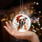 Christmas Dog - American Staffordshire Terrier - Acrylic Ornament