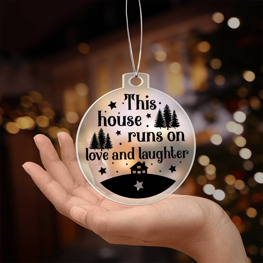 Family Christmas 016 - Acrylic Ornament