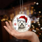 Christmas Dog - West Highland White Terrier - Acrylic Ornament