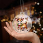 Cute Christmas Reindeer 017 - Acrylic Ornament