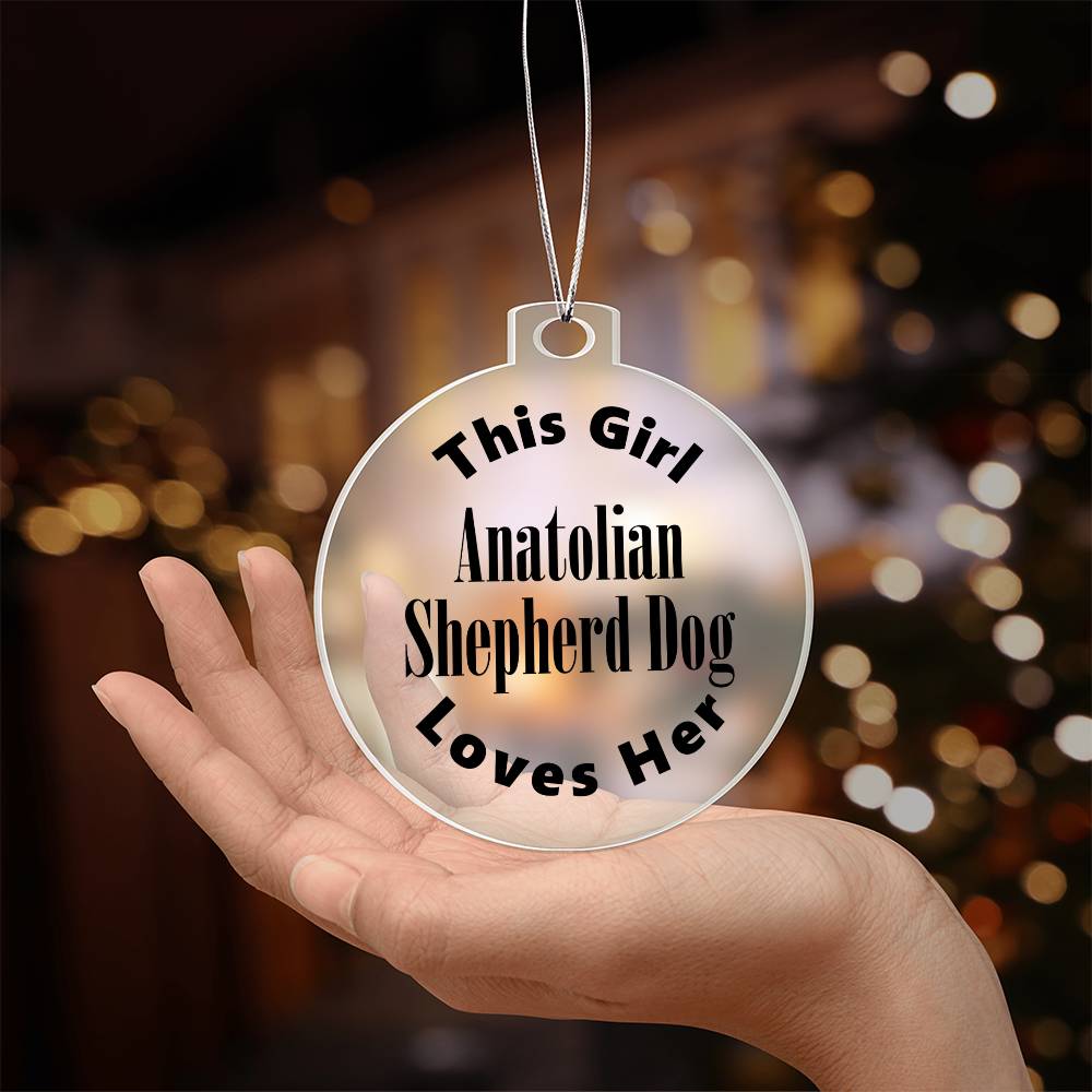 Anatolian Shepherd Dog - Acrylic Ornament