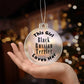 Black Russian Terrier - Acrylic Ornament