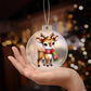 Cute Christmas Reindeer 002 - Acrylic Ornament