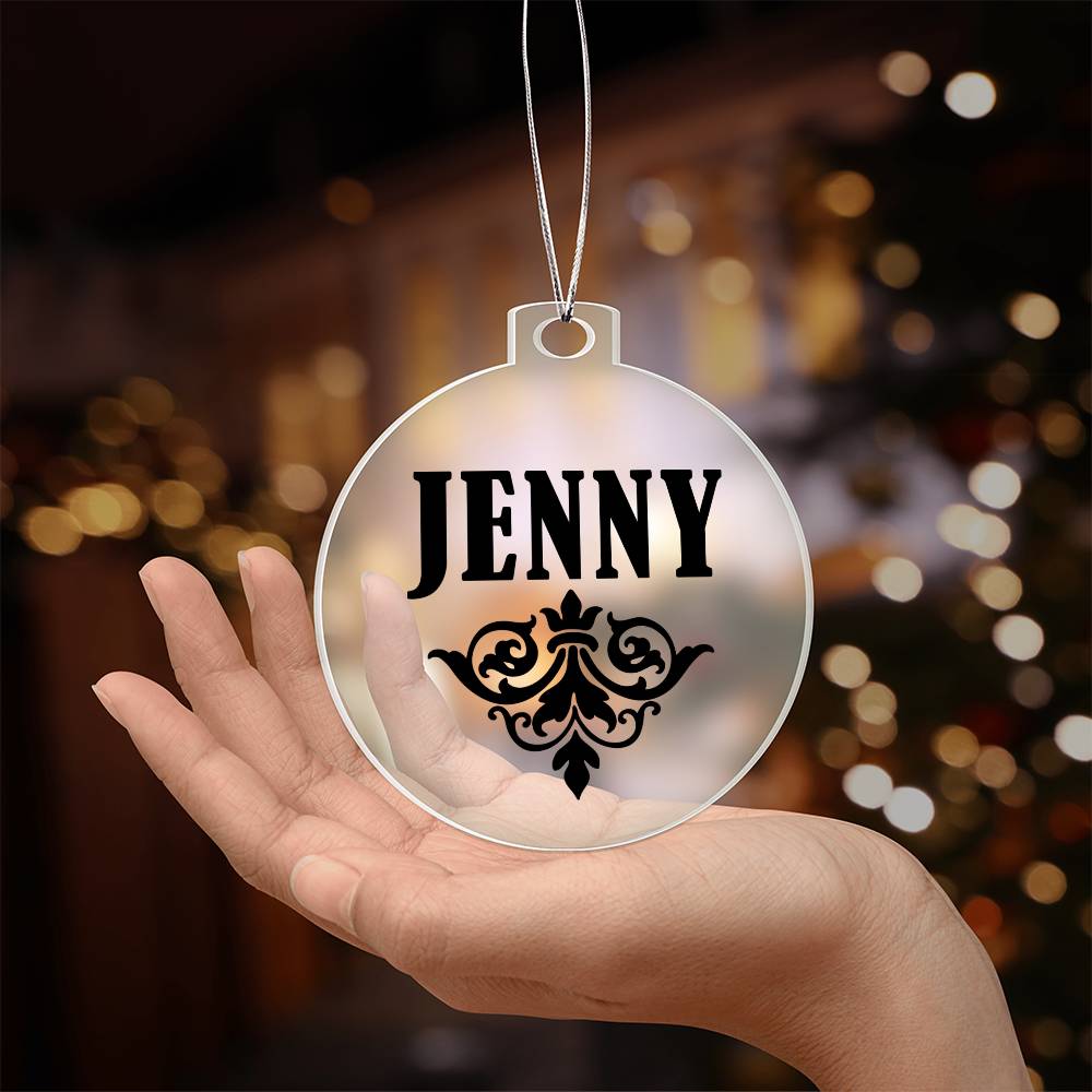 Jenny v01 - Acrylic Ornament