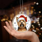 Christmas Dog - Norfolk Terrier - Acrylic Ornament