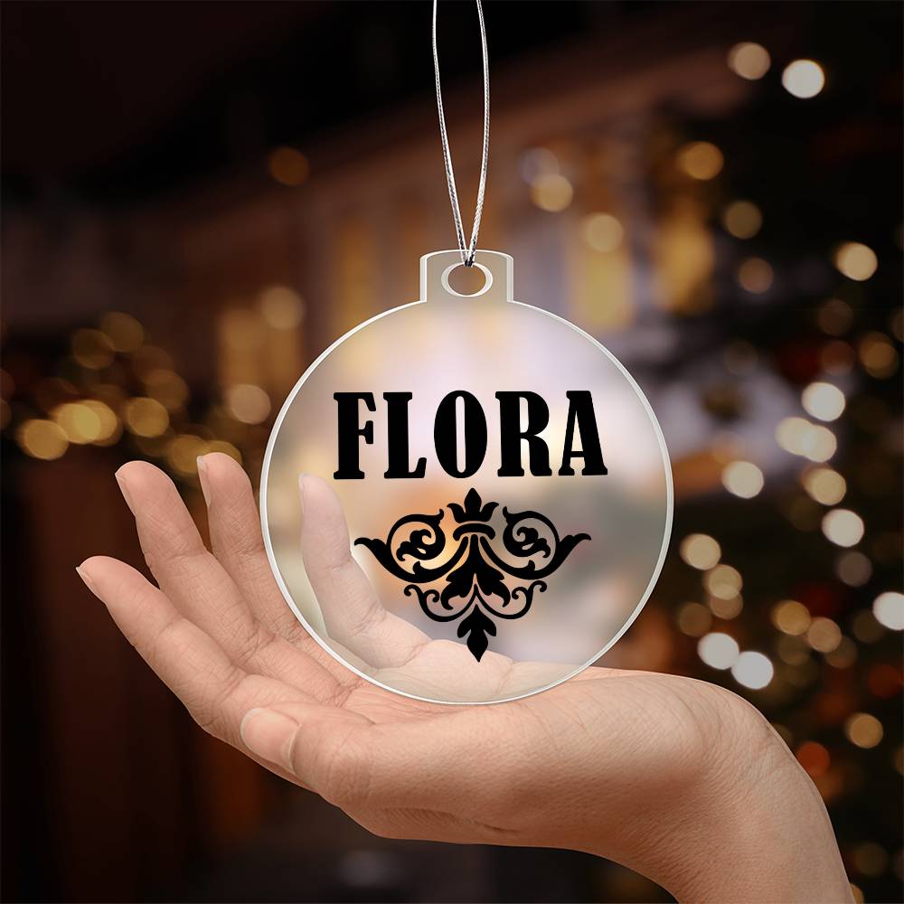 Flora v01 - Acrylic Ornament