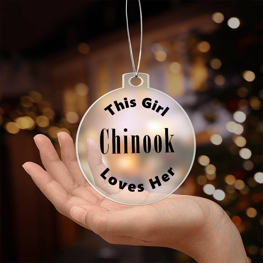 Chinook - Acrylic Ornament