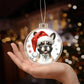 Christmas Dog - French Bulldog - Acrylic Ornament