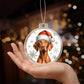 Christmas Dog - Vizsla - Acrylic Ornament