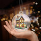 Christmas Gingerbread House 013 - Acrylic Ornament