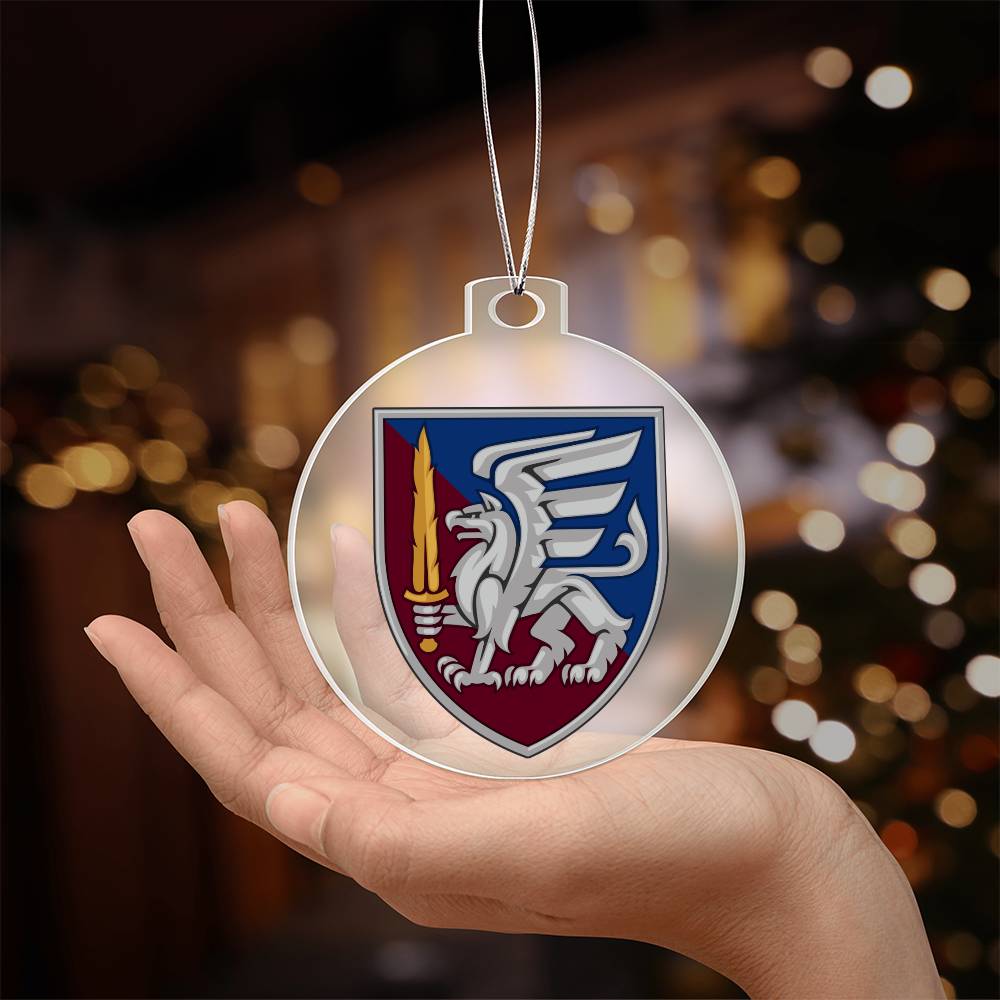81st Airmobile Brigade (Ukraine) - Acrylic Ornament
