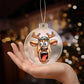 Funny Reindeer Face 11 - Acrylic Ornament