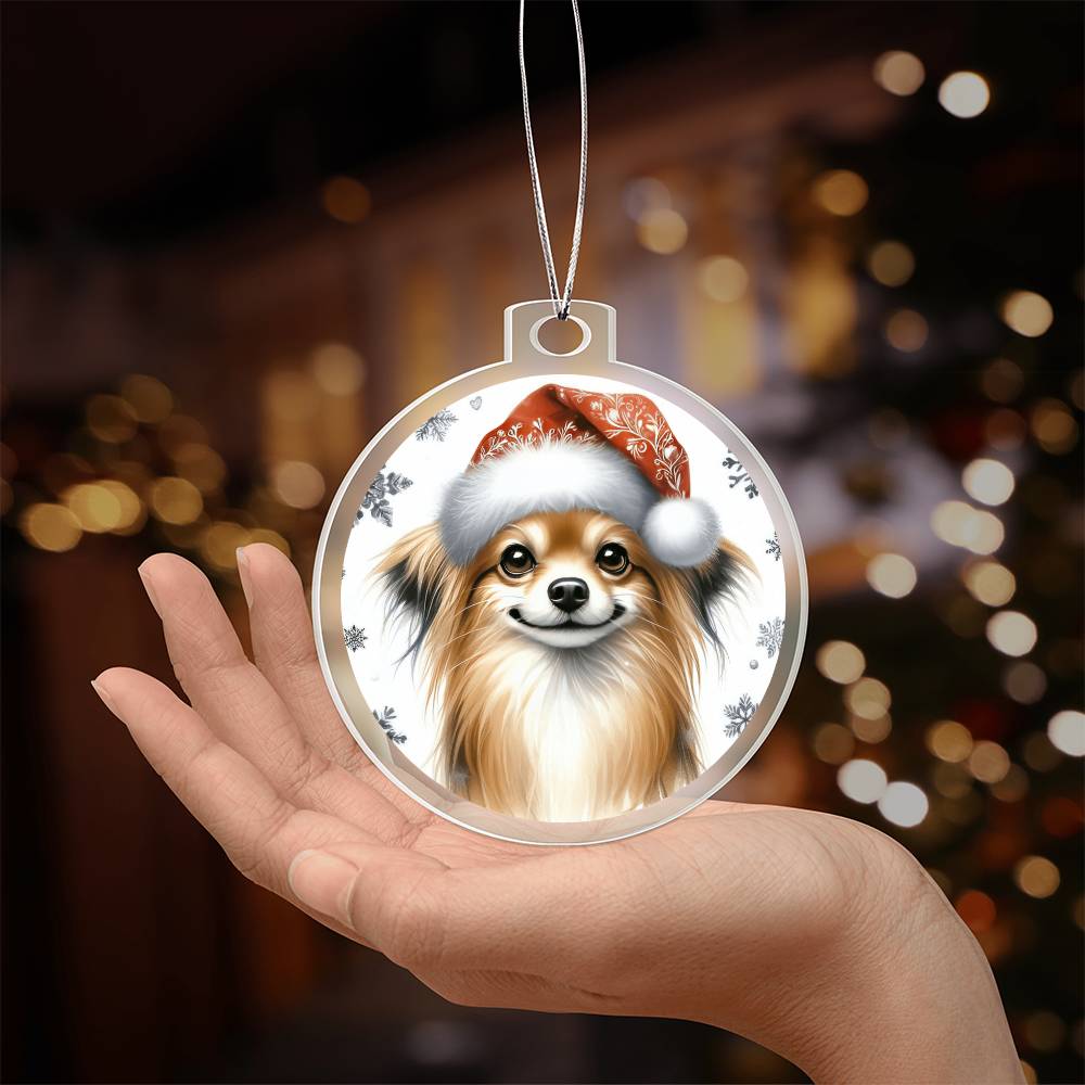 Christmas Dog - Russian Toy - Acrylic Ornament