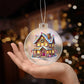 Christmas Gingerbread House 005 - Acrylic Ornament