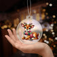 Cute Christmas Reindeer 005 - Acrylic Ornament