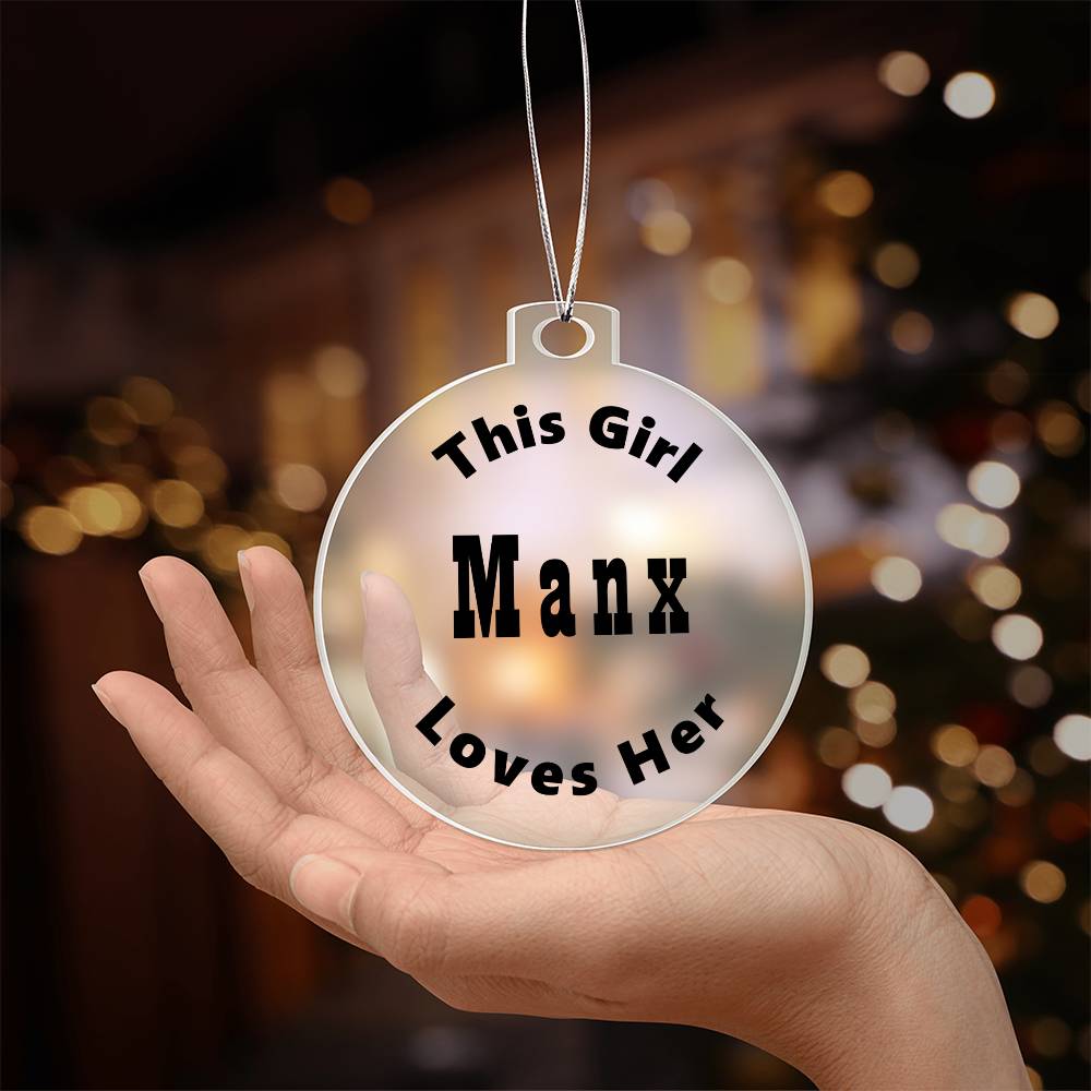 Manx - Acrylic Ornament