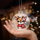 Cute Christmas Reindeer 010 - Acrylic Ornament