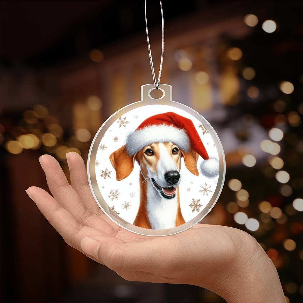 Christmas Dog - Ibizan Hound - Acrylic Ornament