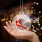 Christmas Cardinal 006 - Acrylic Ornament