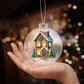 Christmas Gingerbread House 002 - Acrylic Ornament