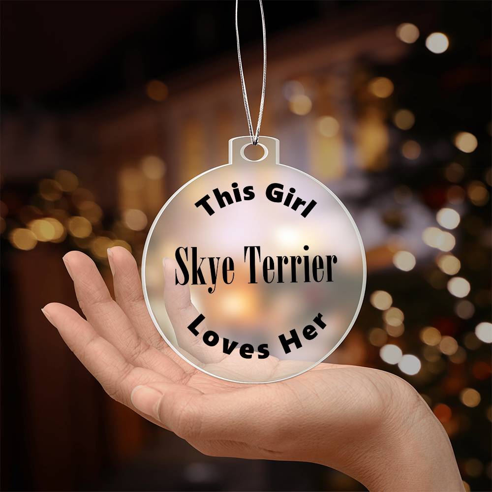 Skye Terrier - Acrylic Ornament