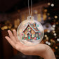 Christmas Gingerbread House 017 - Acrylic Ornament