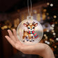 Cute Christmas Reindeer 012 - Acrylic Ornament