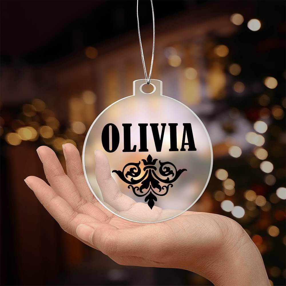 Olivia v01 - Acrylic Ornament