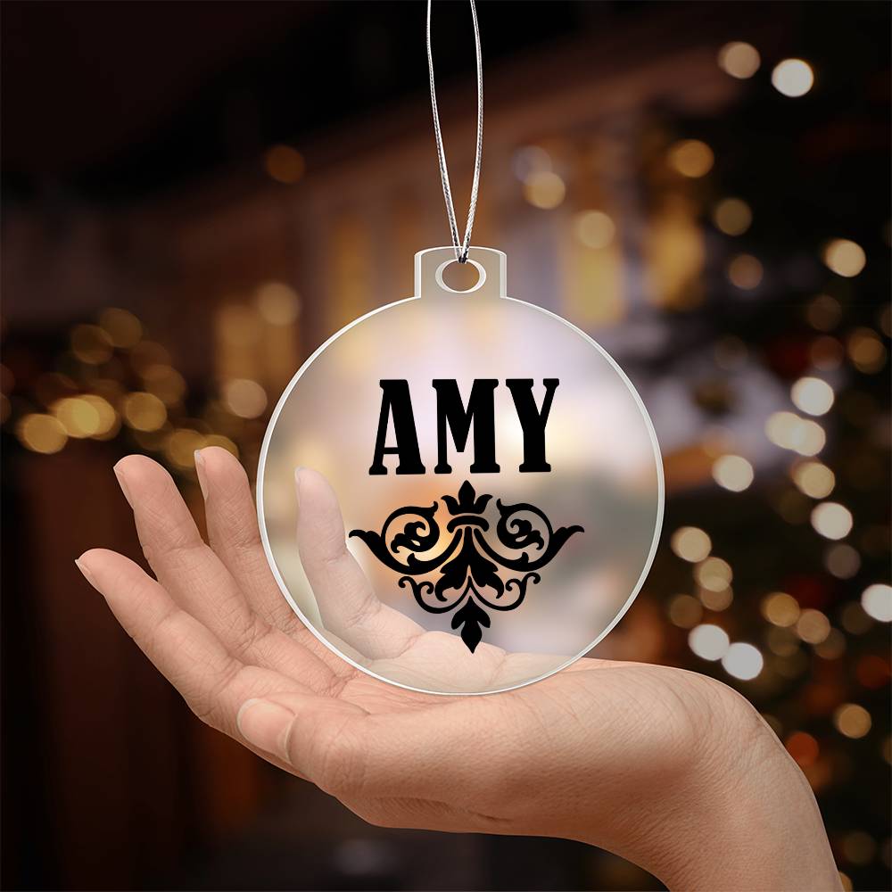 Amy v01 - Acrylic Ornament