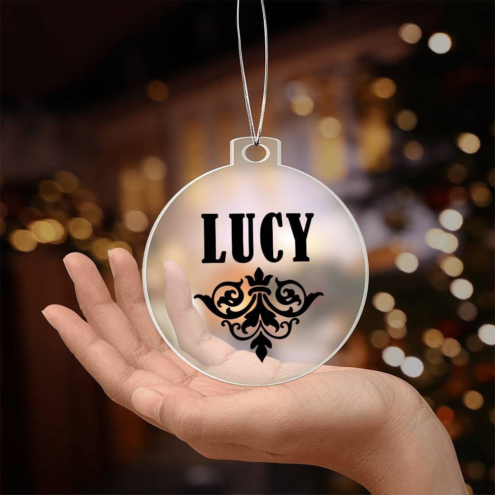 Lucy v01 - Acrylic Ornament
