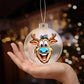 Funny Reindeer Face 14 - Acrylic Ornament