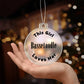 Bassetoodle - Acrylic Ornament