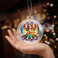 Cute Christmas Angel 010 - Acrylic Ornament